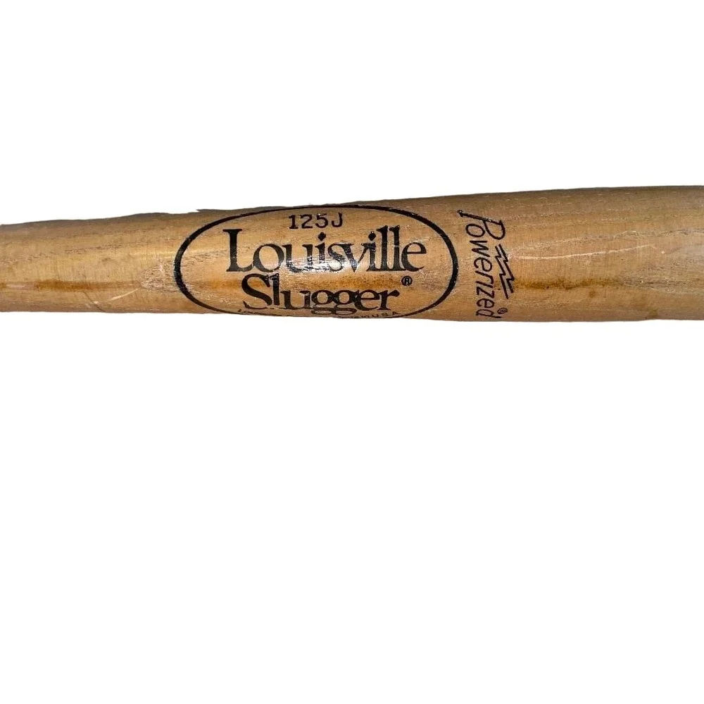 Vintage‎ BRAD HOLLOWAY Powerized Louisville Slugger 125J Wood Baseball Bat